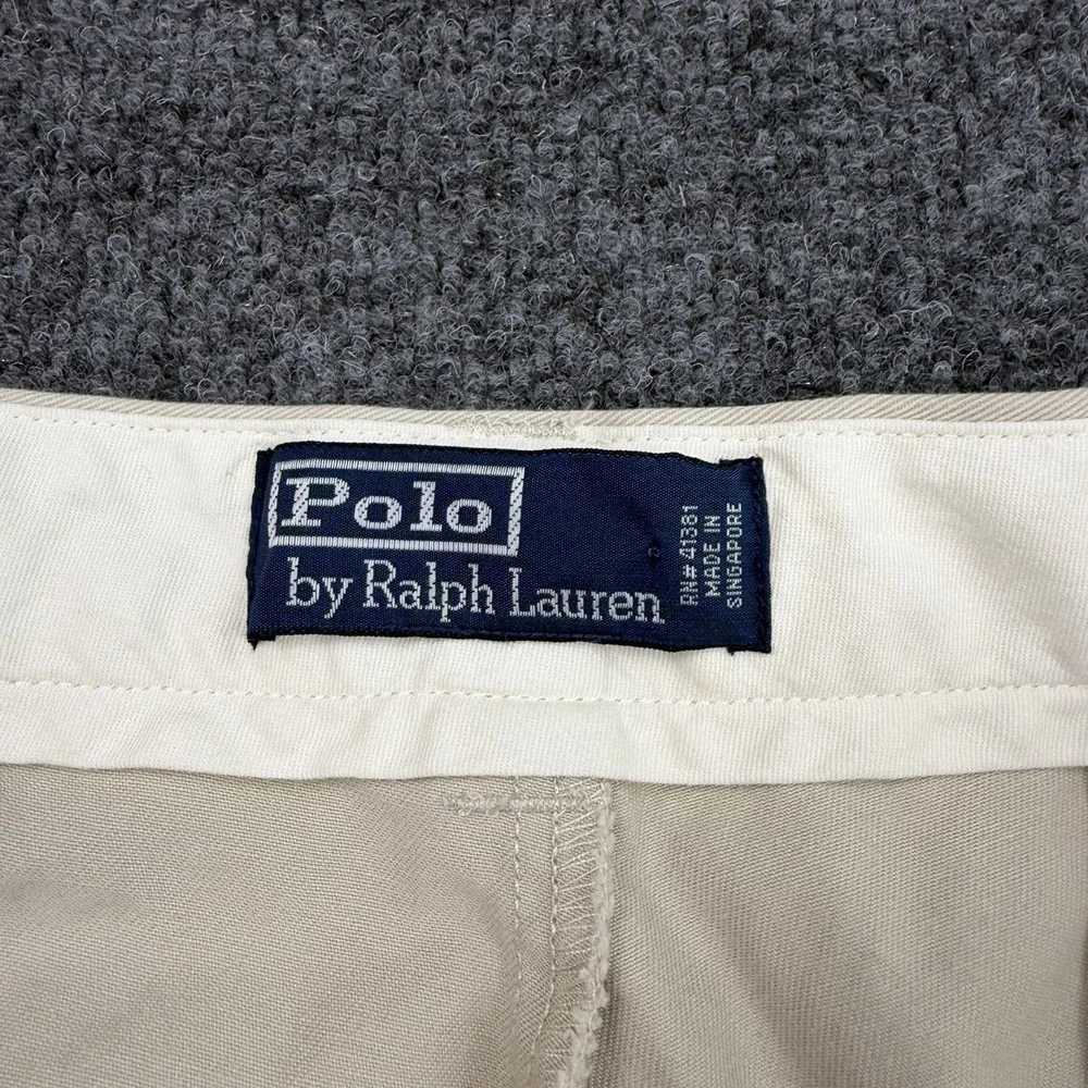 POLO‎ Ralph Lauren The Polo Chino Pant Men 38/30 Biege Classic Fit Preppy